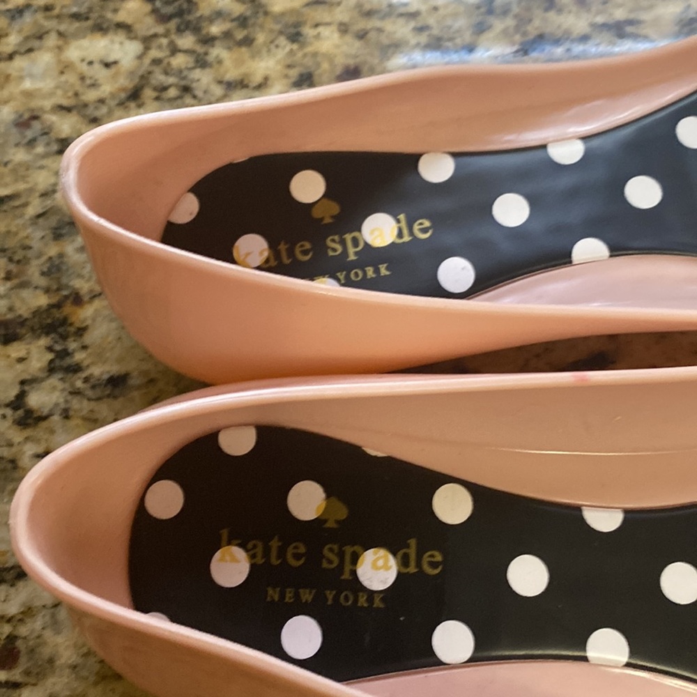 Kate Spade Jelly/ Rubber Flats Shoes Size 9 - Picture 3 of 10